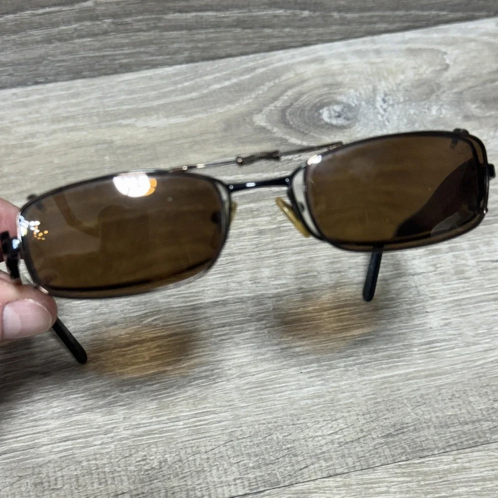 Versace Eyeglass Frames Mens 52-16-135‎ Black Medusa Made in Italy Clip-On 1009